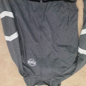 Gray PINK ZipUp (with hood)